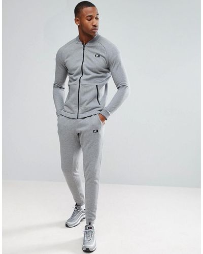 Nike Modern Tracksuit Set In Grey 861642-091