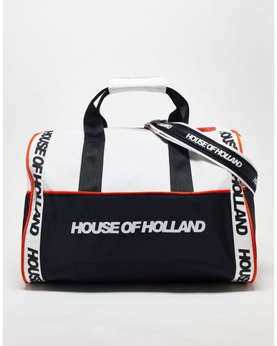 House of Holland Weekendtas Met Logo - Zwart
