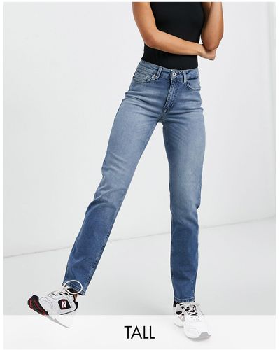 ONLY Erica Slim Straight Leg Jeans - Blue