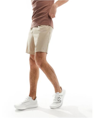 ASOS 4505 Icon - pantaloncini da allenamento da 18 cm quick dry color sabbia - Multicolore