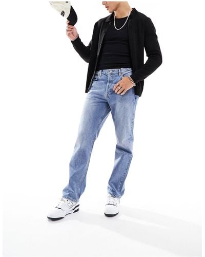Dr. Denim – dash – jeans mit geradem schnitt - Blau
