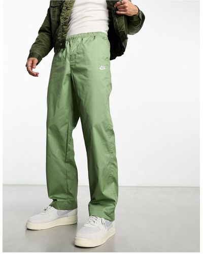 Nike Club - pantaloni a gamba dritta verdi - Verde