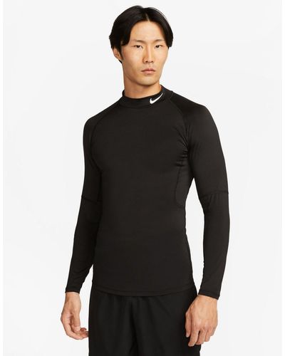 Nike Dri-fit Long Sleeve Top - Black