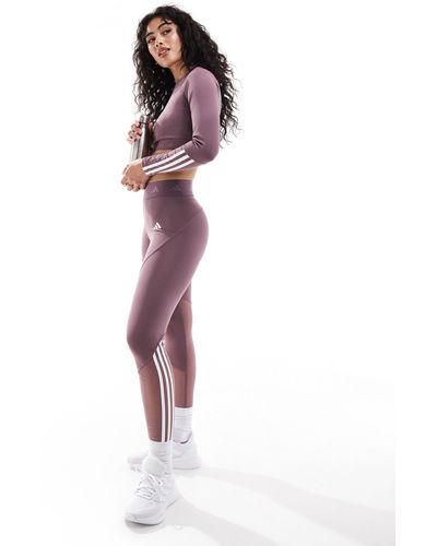 adidas Originals Hyperglam Full Length leggings - Purple