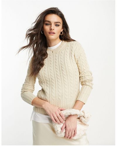 French Connection – strickpullover - Natur
