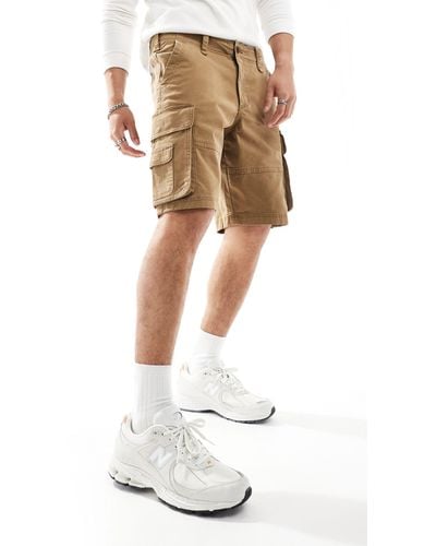 Hollister Pantalones cortos cargo - Blanco
