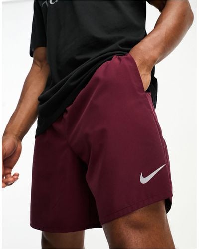 Nike Challenger Dri-fit 2-in-1 7 Inch Shorts - Red