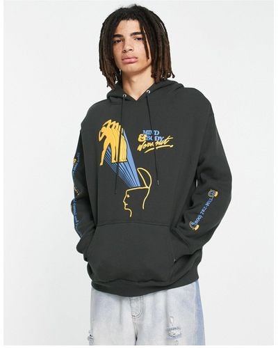 Coney Island Picnic Mind And Body Pullover Hoodie - Blue