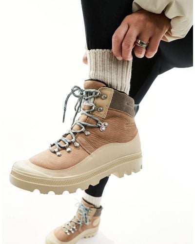 Palladium Pallabrousse Hiker Boots - Natural