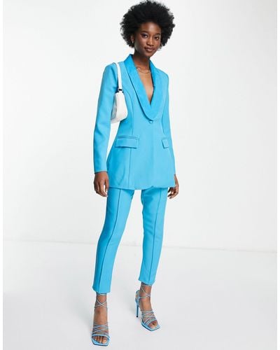 In The Style X lorna luxe - pantaloni affusolati alla caviglia - Blu