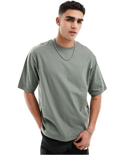 Only & Sons Camiseta gris salvia extragrande