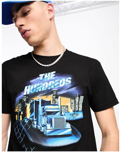 The Hundreds – trucker – t-shirt - Schwarz