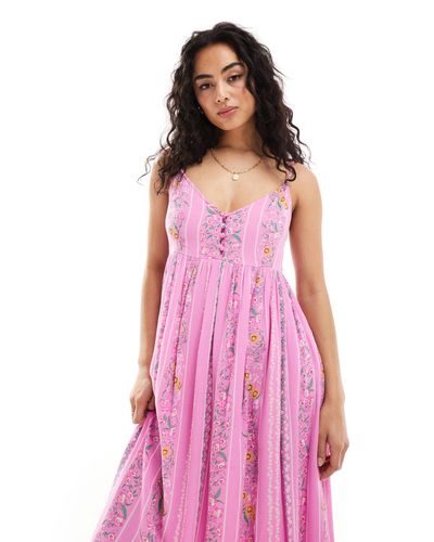 Y.A.S – festival – camisole-maxikleid - Pink