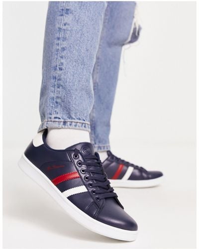 Ben Sherman Mod Lace Up Trainers - Blue
