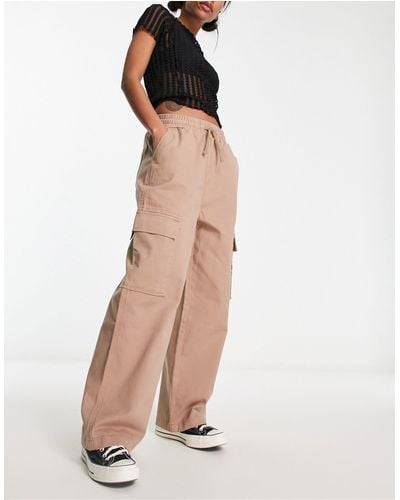 Collusion Cargo Trousers - Natural