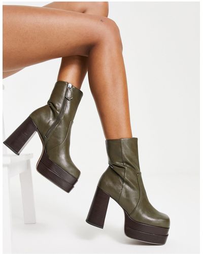 asos green boots