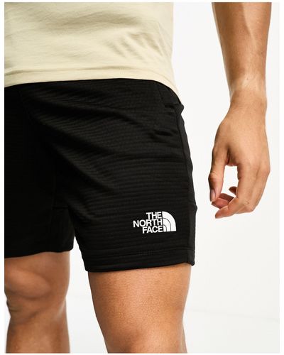 The North Face – training mountain athletic – fleece-shorts - Schwarz