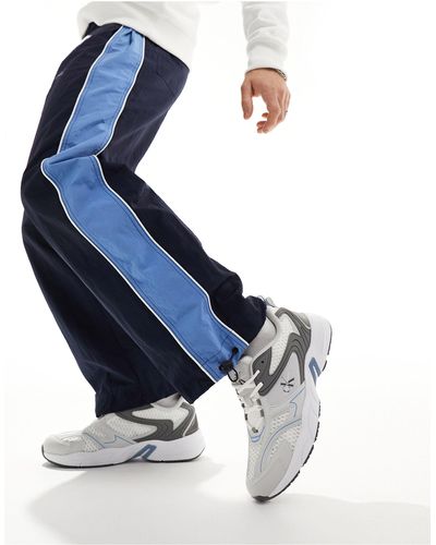Calvin Klein Sneakers stile tennis rétro bianche - Blu