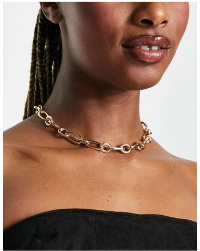 8 Other Reasons Off The Chain - Choker Ketting - Bruin