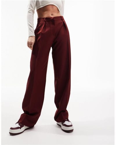 ASOS Everyday Slouchy Boy Trouser - Red