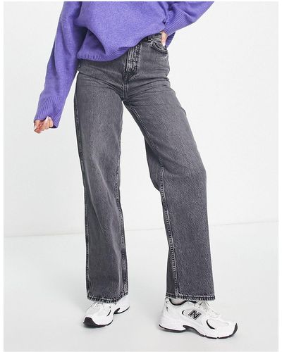 New Look Wide Leg Dad Jeans - Blue