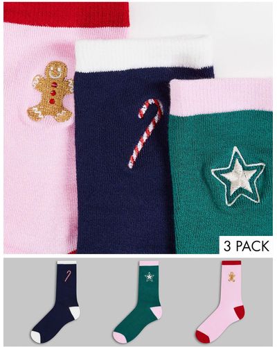 Chelsea Peers Christmas Icons 3 Pack Sock Gift Box - Multicolor