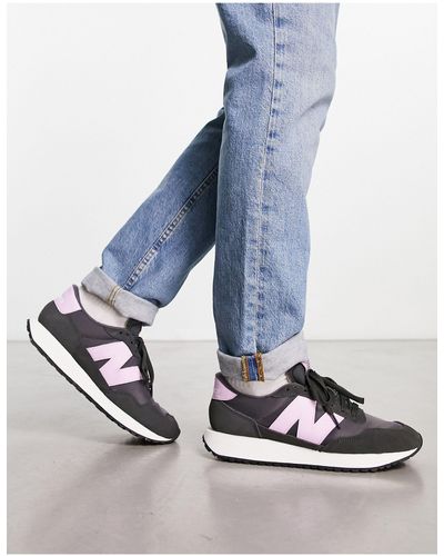 New Balance 237 - sneakers nere e viola - Blu