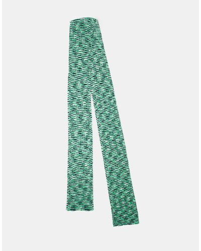 Collusion Unisex - sciarpa skinny tie-dye - Verde