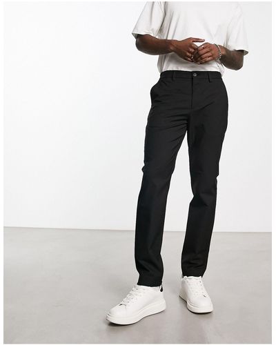 SELECTED Slim Fit Smart Pants - Black
