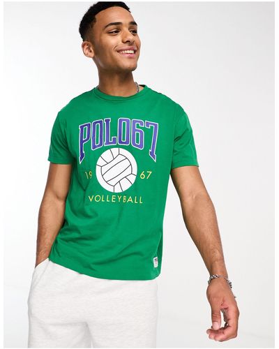 Polo Ralph Lauren Camiseta extragrande clásica con logo - Verde