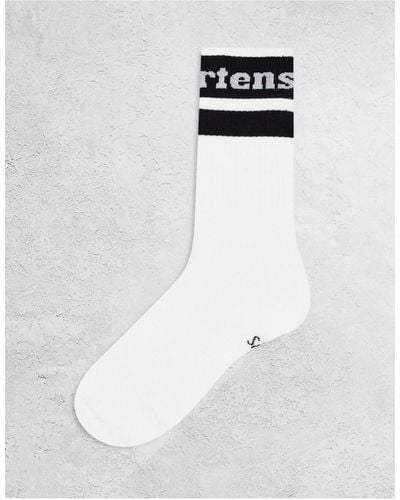 Dr. Martens Athletic Logo Socks - White