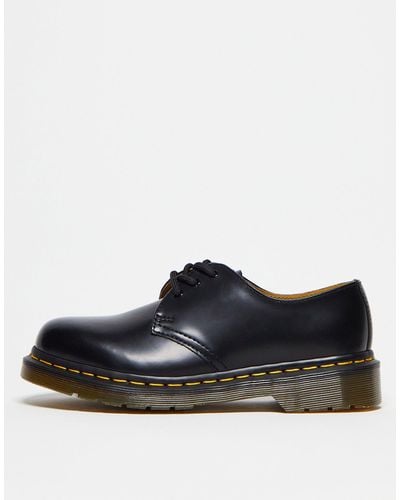 Dr. Martens 1461 3-eye Smooth Leather Oxford Shoes - Black
