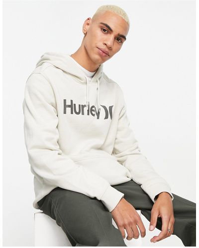 Hurley Sudadera color con capucha one and only summer - Blanco