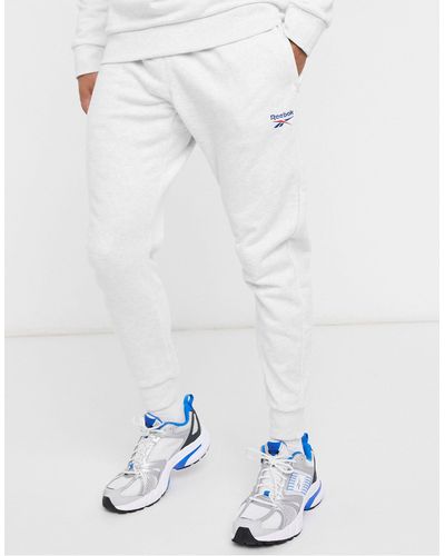 Reebok Classics – essentials – jogginghose mit logo - Weiß