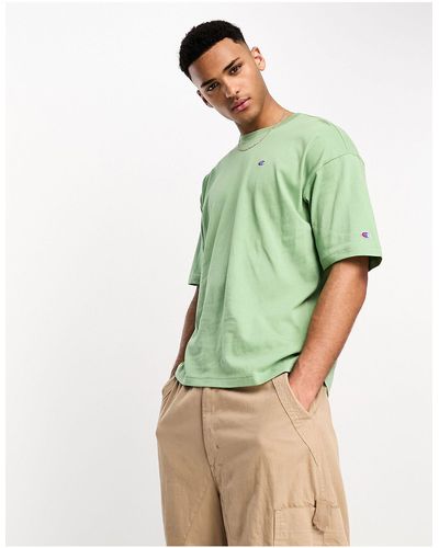 Champion Reverse weave - t-shirt premium kaki - Verde