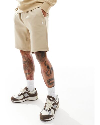 Polo Ralph Lauren – sweat-shorts aus doppelstrick - Weiß