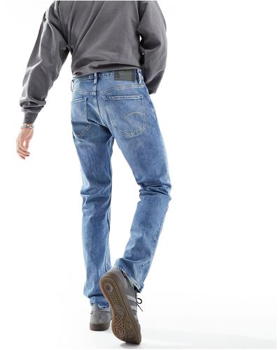 G-Star RAW – mosa – gerade geschnittene denim-jeans - Blau