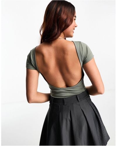 Black Backless Bodysuits for Women - Up to 70% off