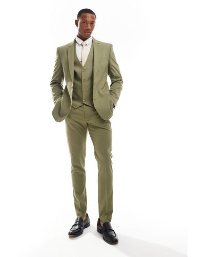 ASOS Skinny Suit Trouser - Green