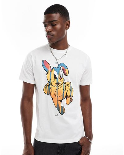 PS by Paul Smith T-shirt With Bunny Print - White