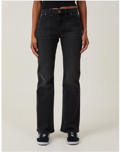 Cotton On Stretch Bootcut Flare Jean - Black