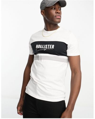 Hollister Front Panel Logo T-shirt - White