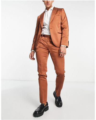 Twisted Tailor Pantalones - Naranja