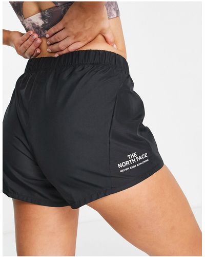 The North Face Training Woven High Waist Shorts - Black