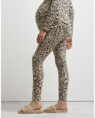 River Island Animal Print Maternity leggings - Natural