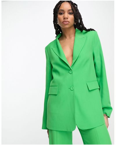 & Other Stories Blazer Van Wolmix - Groen