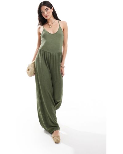 ONLY Wide Leg Jumpsuit - Green
