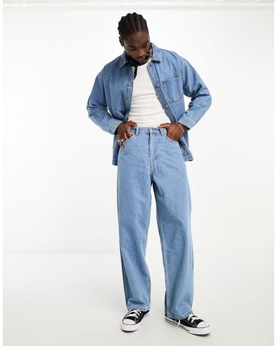 Dr. Denim Kobe Co-ord Wide Leg Retro Jeans - Blue