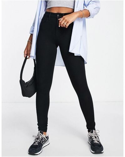 Y.A.S Ima - Vormgevende Skinny Jeans - Zwart