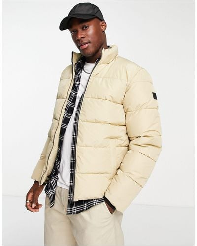 Only & Sons Heavy Weight Puffer Jacket - Natural